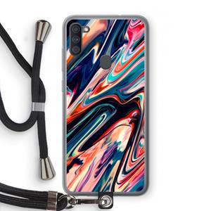CaseCompany Quantum Being: Samsung Galaxy A11 Transparant Hoesje met koord