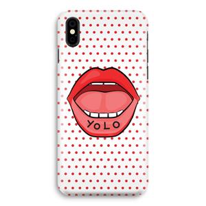 CaseCompany Yolo Denise: iPhone Xs Volledig Geprint Hoesje