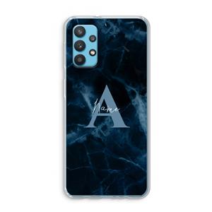 CaseCompany Midnight Marble: Samsung Galaxy A32 4G Transparant Hoesje