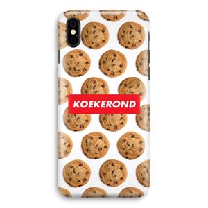CaseCompany Koekerond: iPhone Xs Volledig Geprint Hoesje