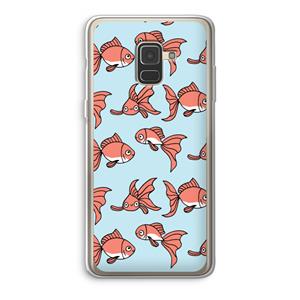 CaseCompany Blub: Samsung Galaxy A8 (2018) Transparant Hoesje