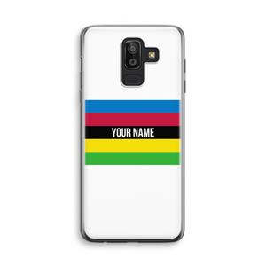 CaseCompany WK Wielrennen: Samsung Galaxy J8 (2018) Transparant Hoesje
