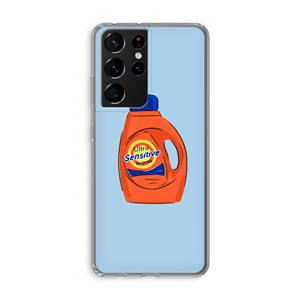CaseCompany Ultra Sensitive: Samsung Galaxy S21 Ultra Transparant Hoesje