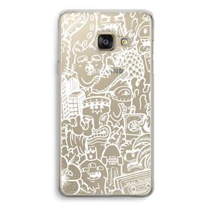 CaseCompany Vexx Mixtape #2: Samsung A3 (2017) Transparant Hoesje