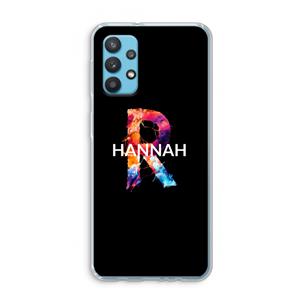 CaseCompany Abstract Spectrum: Samsung Galaxy A32 4G Transparant Hoesje