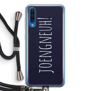 CaseCompany Joengneuh!: Samsung Galaxy A50 Transparant Hoesje met koord