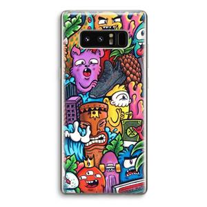 CaseCompany Vexx Mixtape: Samsung Galaxy Note 8 Transparant Hoesje