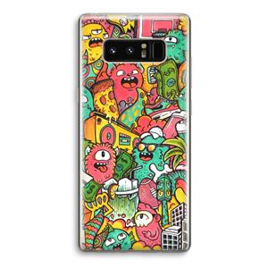 CaseCompany Vexx City: Samsung Galaxy Note 8 Transparant Hoesje