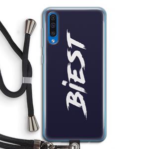 CaseCompany Biest: Samsung Galaxy A50 Transparant Hoesje met koord