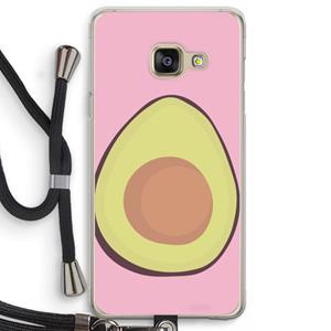 CaseCompany Avocado: Samsung Galaxy A3 (2016) Transparant Hoesje met koord