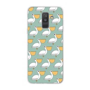 CaseCompany Pelican: Samsung Galaxy A6 Plus (2018) Transparant Hoesje