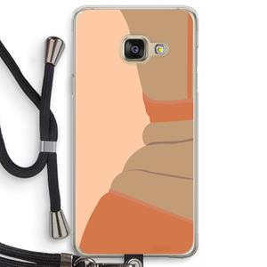 CaseCompany Bikini: Samsung Galaxy A3 (2016) Transparant Hoesje met koord