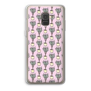 CaseCompany Boompje: Samsung Galaxy A8 (2018) Transparant Hoesje