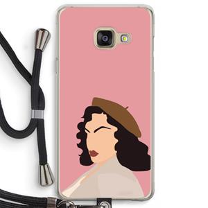 CaseCompany Confidence: Samsung Galaxy A3 (2016) Transparant Hoesje met koord