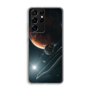 CaseCompany Mars Renaissance: Samsung Galaxy S21 Ultra Transparant Hoesje