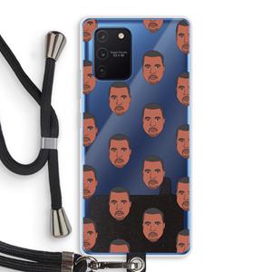 CaseCompany Kanye Call Me℃: Samsung Galaxy Note 10 Lite Transparant Hoesje met koord