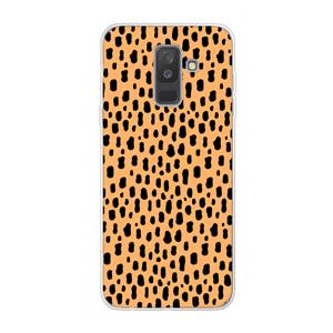 CaseCompany Panter: Samsung Galaxy A6 Plus (2018) Transparant Hoesje