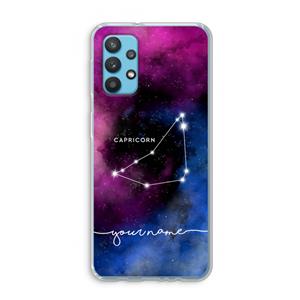 CaseCompany Sterrenbeeld - Donker: Samsung Galaxy A32 4G Transparant Hoesje