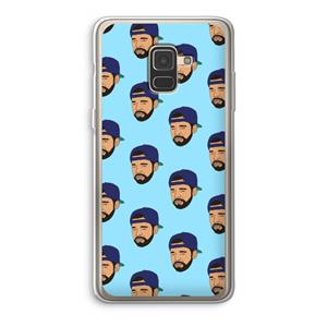 CaseCompany Drake Away: Samsung Galaxy A8 (2018) Transparant Hoesje