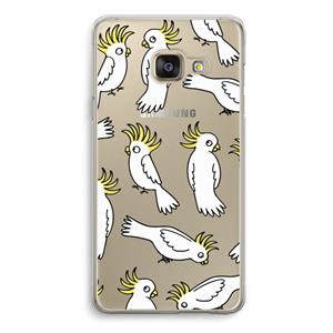 CaseCompany Papegaai: Samsung A3 (2017) Transparant Hoesje