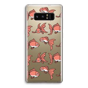 CaseCompany Blub: Samsung Galaxy Note 8 Transparant Hoesje