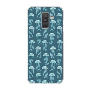 CaseCompany Kwallie: Samsung Galaxy A6 Plus (2018) Transparant Hoesje