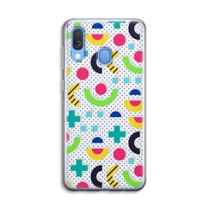 CaseCompany 8-bit N°1: Samsung Galaxy A40 Transparant Hoesje