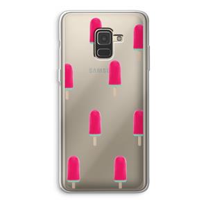 CaseCompany Waterijsje: Samsung Galaxy A8 (2018) Transparant Hoesje