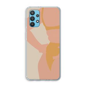 CaseCompany Bikini body: Samsung Galaxy A32 4G Transparant Hoesje