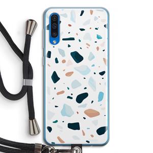CaseCompany Terrazzo N°13: Samsung Galaxy A50 Transparant Hoesje met koord