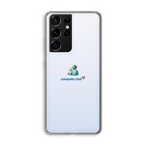 CaseCompany MSN: Samsung Galaxy S21 Ultra Transparant Hoesje
