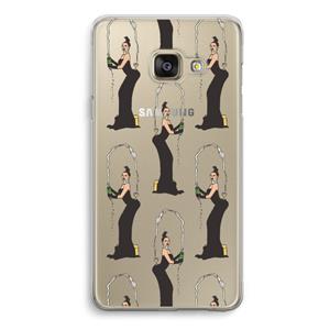 CaseCompany Pop Some Kim: Samsung A3 (2017) Transparant Hoesje