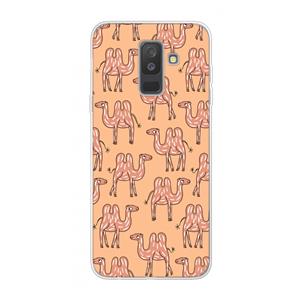 CaseCompany Kameel: Samsung Galaxy A6 Plus (2018) Transparant Hoesje