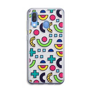 CaseCompany 8-bit N°6: Samsung Galaxy A40 Transparant Hoesje