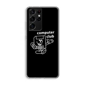 CaseCompany Floppyhead: Samsung Galaxy S21 Ultra Transparant Hoesje