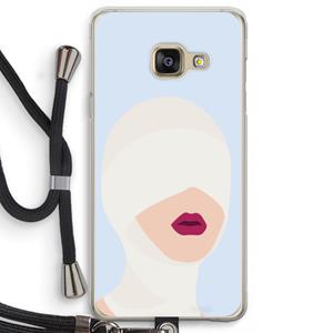 CaseCompany Incognito: Samsung Galaxy A3 (2016) Transparant Hoesje met koord