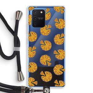 CaseCompany You Had Me At Pizza: Samsung Galaxy Note 10 Lite Transparant Hoesje met koord