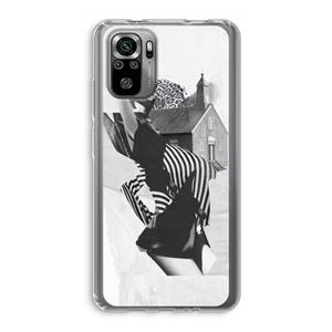 CaseCompany House: Xiaomi Redmi Note 10S Transparant Hoesje