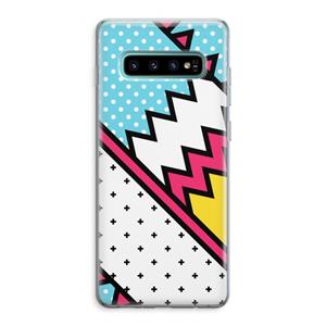 CaseCompany Pop Art #2: Samsung Galaxy S10 Plus Transparant Hoesje