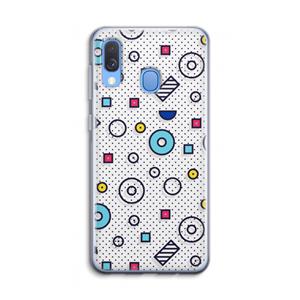 CaseCompany 8-bit N°9: Samsung Galaxy A40 Transparant Hoesje