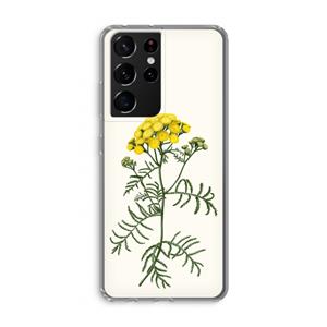 CaseCompany Tansy: Samsung Galaxy S21 Ultra Transparant Hoesje