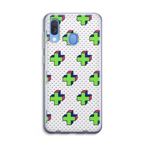 CaseCompany 8-bit N°10: Samsung Galaxy A40 Transparant Hoesje