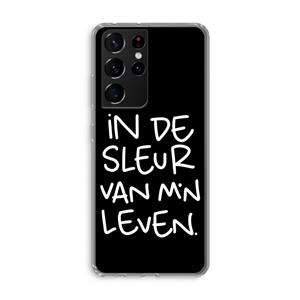 CaseCompany De Sleur: Samsung Galaxy S21 Ultra Transparant Hoesje
