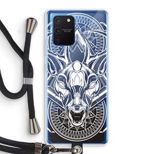 CaseCompany Oh Deer: Samsung Galaxy Note 10 Lite Transparant Hoesje met koord