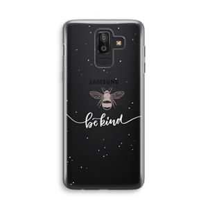 CaseCompany Be(e) kind: Samsung Galaxy J8 (2018) Transparant Hoesje