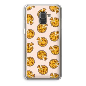 CaseCompany You Had Me At Pizza: Samsung Galaxy A8 (2018) Transparant Hoesje