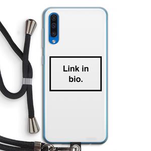 CaseCompany Link in bio: Samsung Galaxy A50 Transparant Hoesje met koord