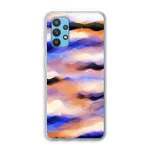 CaseCompany Donkere Wolken: Samsung Galaxy A32 4G Transparant Hoesje
