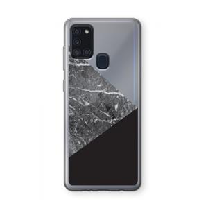 CaseCompany Combinatie marmer: Samsung Galaxy A21s Transparant Hoesje