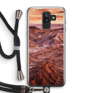 CaseCompany Mars: Samsung Galaxy J8 (2018) Transparant Hoesje met koord